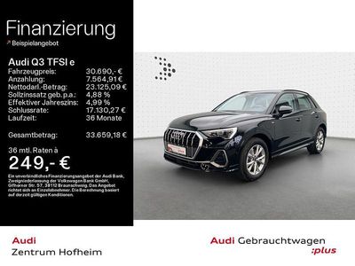 Mythosschwarz metallic Gebraucht 2022 Audi Q3 S-Line SUV | 30.690 € (Guter Preis)