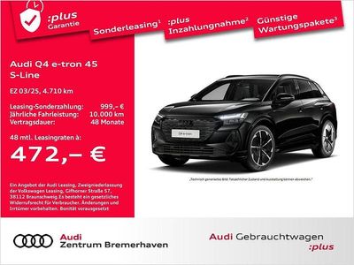 Gebraucht Audi Q4 e-tron Ambiente 210 kW (286 PS) 2025 Mythosschwarz metallic SUV