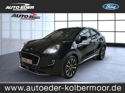 Obsidianschwarz Gebraucht 2023 Ford Puma Titanium X SUV | 19.790 € (Fairer Preis)
