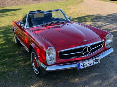 Gebraucht Mercedes 230 150 PS (110 kW) 1965 Rot Cabrio