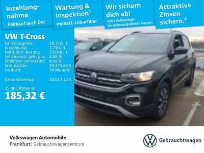 Schwarz Gebraucht 2021 VW T-Cross Active SUV | 18.750 € (Fairer Preis)