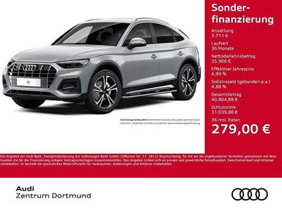 Gebraucht Audi Q5 Sportback S-Line 204 PS (150 kW) 2022 Florettsilber metallic SUV