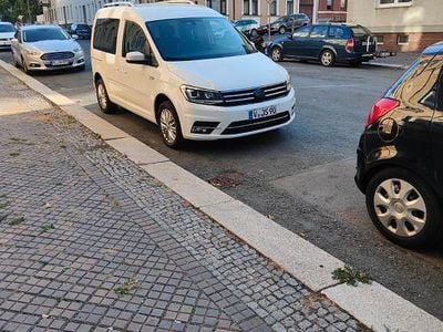 Gebraucht VW Caddy Highline 102 PS (75 kW) 2018 Weiß Van / Kleinbus