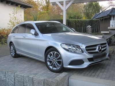 Brugt Mercedes C200 Avantgarde 136 HK (100 kW) 2017 Sølv Stationcar