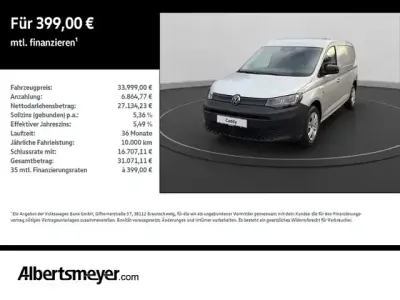 Neu VW Caddy Maxi 75 PS (55 kW) 2026 Silber Van / Kleinbus