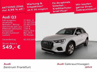Gebraucht Audi Q3 Advanced 150 PS (110 kW) 2025 Gletscherweiß metallic SUV