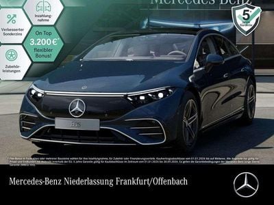 Brugt Mercedes EQS450+ AMG 264 kW (360 HK) 2023 Blå Sedan