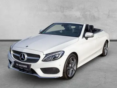 Gebraucht Mercedes C200 AMG line 184 PS (135 kW) 2017 Polarweiß Cabrio