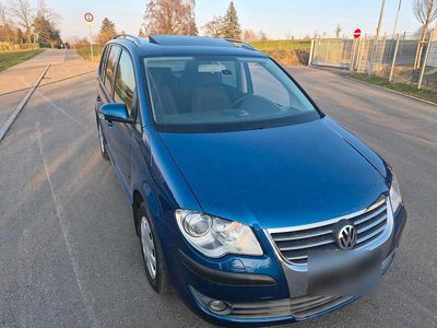 Gebraucht VW Touran 140 PS (102 kW) 2007 Blau Van / Kleinbus