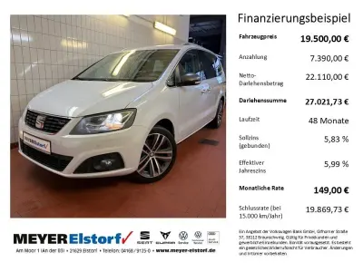 Gebraucht Seat Alhambra FR-Line 150 PS (110 kW) 2022 Weiß Van / Kleinbus
