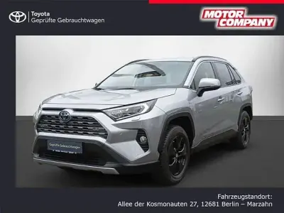 Gebraucht Toyota RAV4 Hybrid Lounge 218 PS (160 kW) 2021 Lichtsilber metallic SUV
