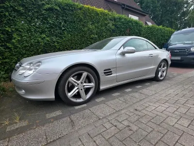 Gebraucht Mercedes SL500 306 PS (225 kW) 2002 Silber Cabrio