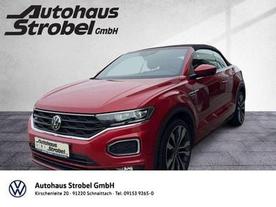 Gebraucht VW T-Roc Cabriolet R-line 150 PS (110 kW) 2021 Kings red metallic (metallic) Cabrio