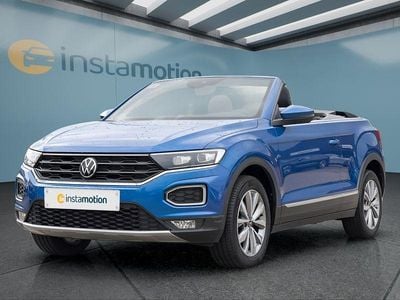 Gebraucht VW T-Roc Cabriolet 150 PS (110 kW) 2021 Blau Cabrio