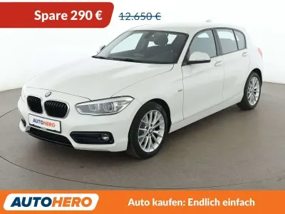 Gebraucht BMW 118 Sport Line 136 PS (100 kW) 2017 Weiß Kleinwagen