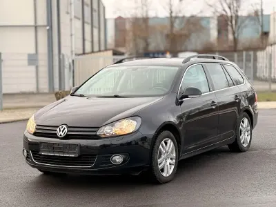 Gebraucht VW Golf VI Style 105 PS (77 kW) 2012 Schwarz Kombi