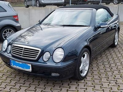 Gebraucht Mercedes CLK200 Elegance 136 PS (100 kW) 2000 Blau Cabrio