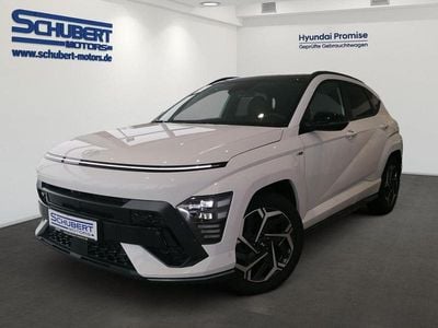 Gebraucht Hyundai Kona N Line 199 PS (146 kW) 2023 Serenity white / mic SUV