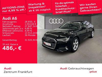 Gebraucht Audi A6 Sport 204 PS (150 kW) 2022 Schwarz Limousine