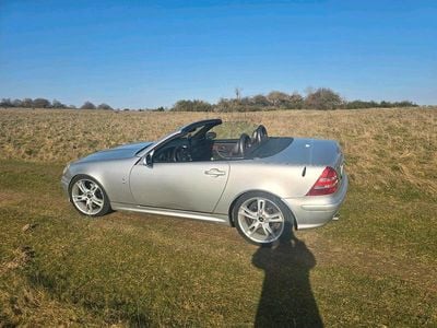Gebraucht Mercedes SLK320 218 PS (160 kW) 2001 Silber Cabrio