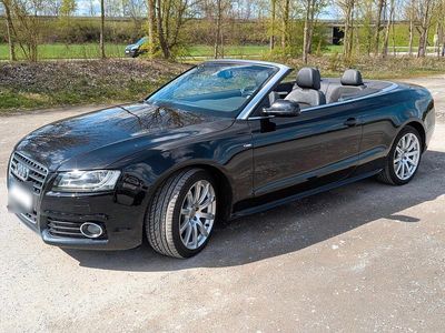 Gebraucht Audi A5 Cabriolet S-Line 160 PS (117 kW) 2011 Schwarz Cabrio