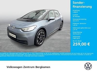 Gebraucht VW ID.3 Pure 110 kW (150 PS) 2022 Blau Kleinwagen