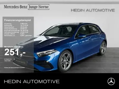 Brugt Mercedes A200 AMG 163 HK (119 kW) 2024 Blå Sedan
