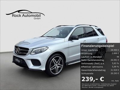 Brugt Mercedes GLE400 AMG line 333 HK (244 kW) 2016 Sølv SUV