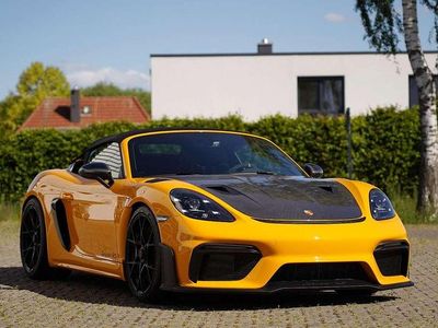 Neu Porsche Boxster Spyder 500 PS (367 kW) 2025 Signalgelb Cabrio