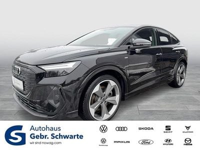 Gebraucht Audi Q4 Sportback e-tron S-Line 150 kW (204 PS) 2023 Schwarz SUV