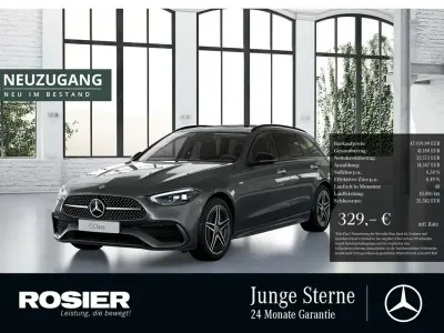 Gebraucht Mercedes C300e Advanced Plus 204 PS (150 kW) 2025 Grau / selenitgrau Kombi
