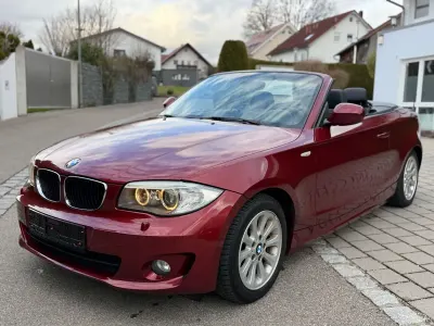 Brugt BMW 118 Cabriolet Advantage 143 HK (105 kW) 2011 Rød Cabriolet