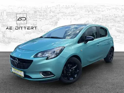Gebraucht Opel Corsa Color Edition 90 PS (66 kW) 2015 Grün Kleinwagen