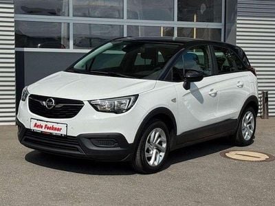 Gebraucht Opel Crossland X Edition 82 PS (60 kW) 2019 Schneeweiss/olympic/summit whi SUV