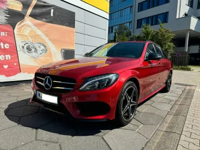 Gebraucht Mercedes C180 AMG line 156 PS (114 kW) 2017 Rot Limousine
