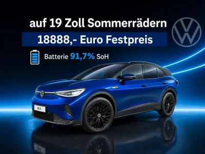 Brugt VW ID.4 Pro Performance 150 kW (204 HK) 2021 Blå SUV