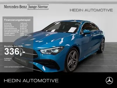 Brugt Mercedes CLA200 AMG 150 HK (110 kW) 2025 Blå Coupe