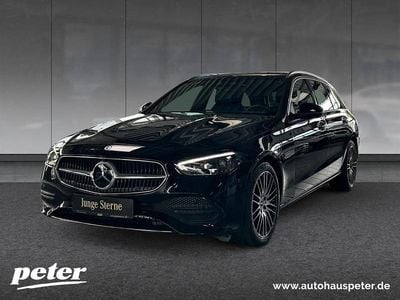 Metalliclack obsidianschwarz Gebraucht 2024 Mercedes C200 Avantgarde Edition Kombi | 42.710 € (Fairer Preis)