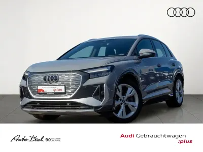 Gebraucht Audi Q4 e-tron S-Line 150 kW (204 PS) 2023 Kieselgrau SUV