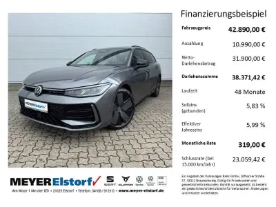 Nuova VW Passat R-line 150 CV (110 kW) 2025 Grigio Station wagon