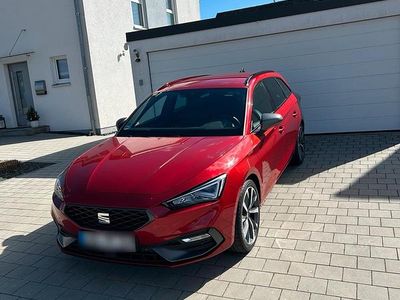 Usata Seat Leon ST FR 150 CV (110 kW) 2021 Rosso Station wagon