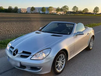 Gebraucht Mercedes SLK200 163 PS (119 kW) 2006 Silber Cabrio