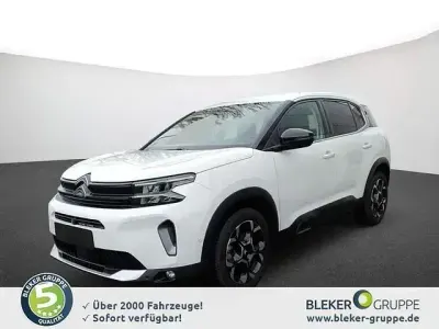 Gebraucht Citroën C5 Aircross Shine 131 PS (96 kW) 2024 Lack weiss banquise/typ aussenverkleidung spiegel flach standard SUV