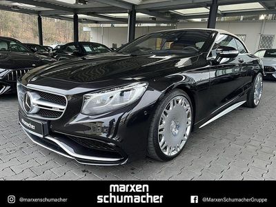 Gebraucht Mercedes S63 AMG AMG 585 PS (430 kW) 2018 Designo mokkaschwarz Cabrio
