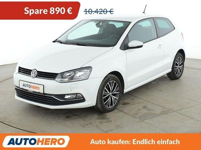 Gebraucht VW Polo Allstar 75 PS (55 kW) 2016 Weiß Kleinwagen