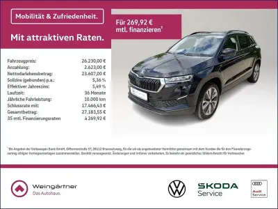 Gebraucht Skoda Karoq Ambition 150 PS (110 kW) 2023 Schwarz SUV