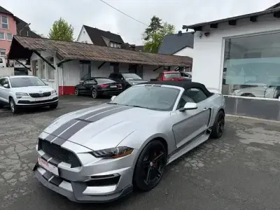 Gebraucht Ford Mustang GT Convertible 450 PS (330 kW) 2019 Silber Cabrio