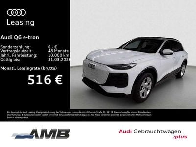 Gebraucht Audi Q6 e-tron Sport 185 kW (252 PS) 2025 Gletscherweiß metallic SUV