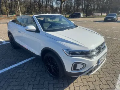 Gebraucht VW T-Roc Cabriolet Style 116 PS (85 kW) 2024 Weiß Cabrio