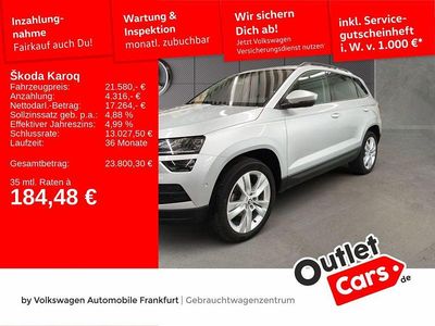 Gebraucht Skoda Karoq Style 150 PS (110 kW) 2022 Silber SUV